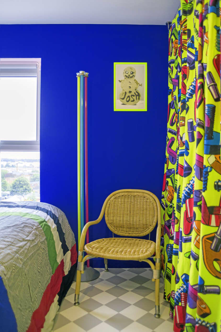 A Neon Manchester Flat Inspired by Nickelodeon and Memphis Design